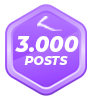 3.000 posts